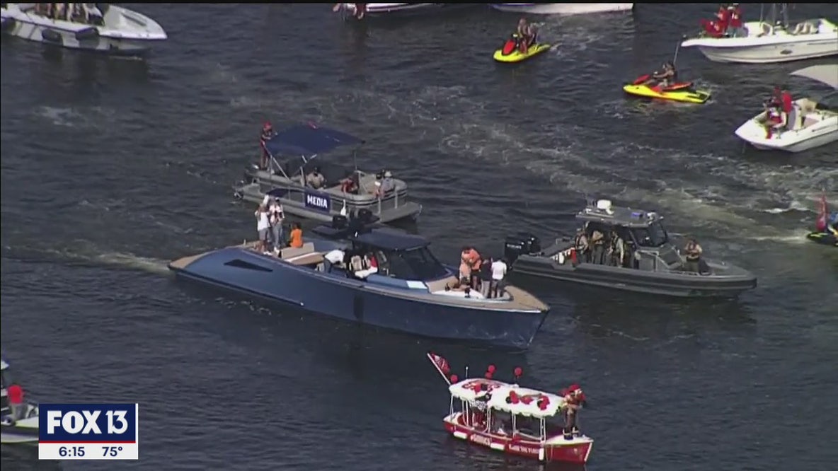A look inside Brady's blinged-out yacht